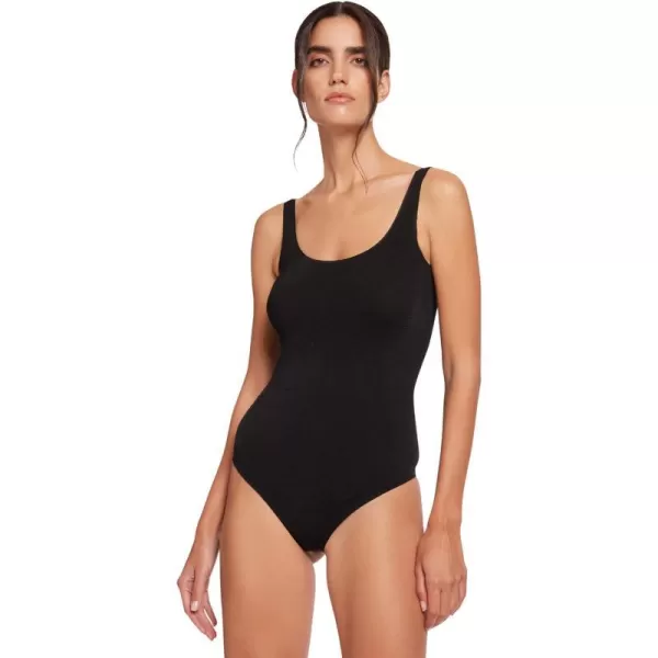 Wolford Jamaika String Body for Women Seamless Comfortable Bodysuit Tank Top Ideal for Layering under Tight Fitting JacketsBlack