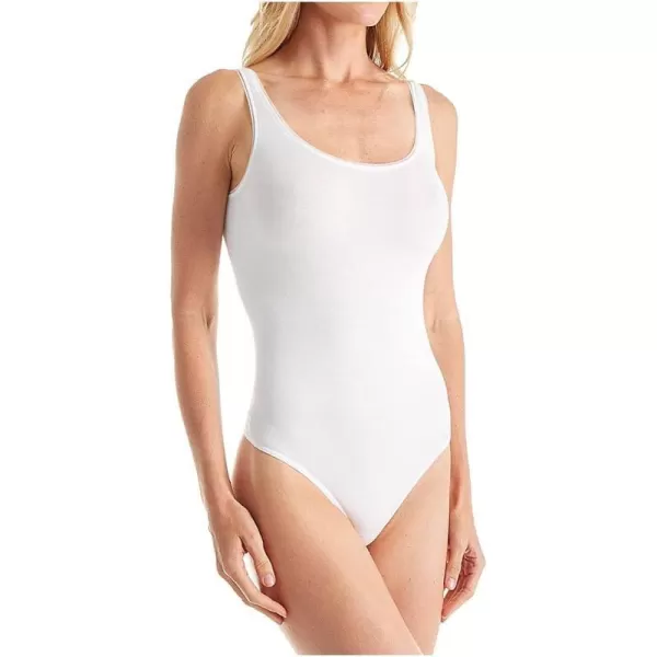 Wolford Jamaika String Body for Women Seamless Comfortable Bodysuit Tank Top Ideal for Layering under Tight Fitting JacketsWhite