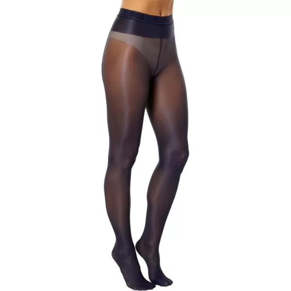 Wolford Neon 40 Denier SemiOpaque Shiny Tights For Women Pantyhose SemiSheer Hosiery Soft Waistband Comfort Everyday WearNavy