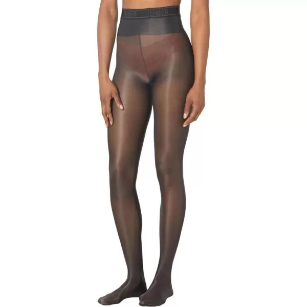 Wolford Neon 40 Denier SemiOpaque Shiny Tights For Women Pantyhose SemiSheer Hosiery Soft Waistband Comfort Everyday WearNearly Black