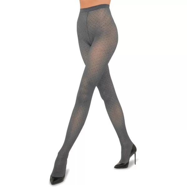 Wolford Pattern Sheer Tights 50 Denier For Women Unique Pantyhose FashionForward Comfort for Everyday amp Formal OutfitsSoft Pewter