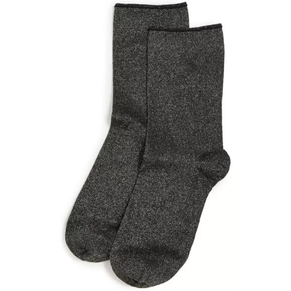 Wolford Womens Stardust SocksBlackGold