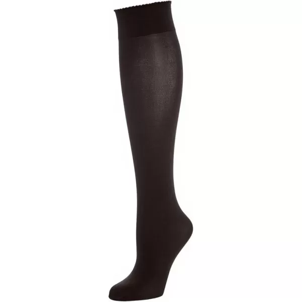 Wolford Womens Velvet de Luxe 50 KneeHighsNearly Black