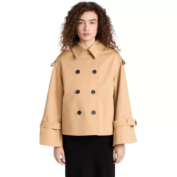 Womens Alisandra Trench CoatSand Beige