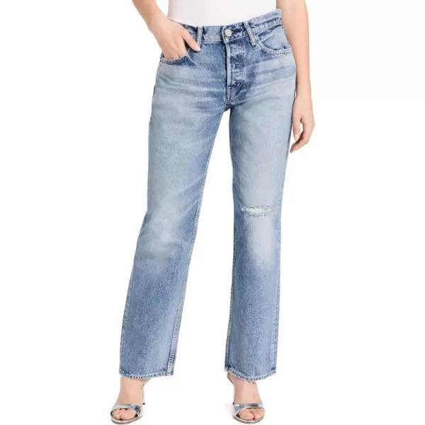 Womens Ballard Wide Straight JeansLight Blue