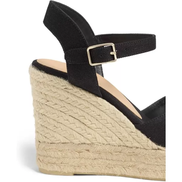 Womens Blaudell 80 Wedge Espadrille SandalsBlack