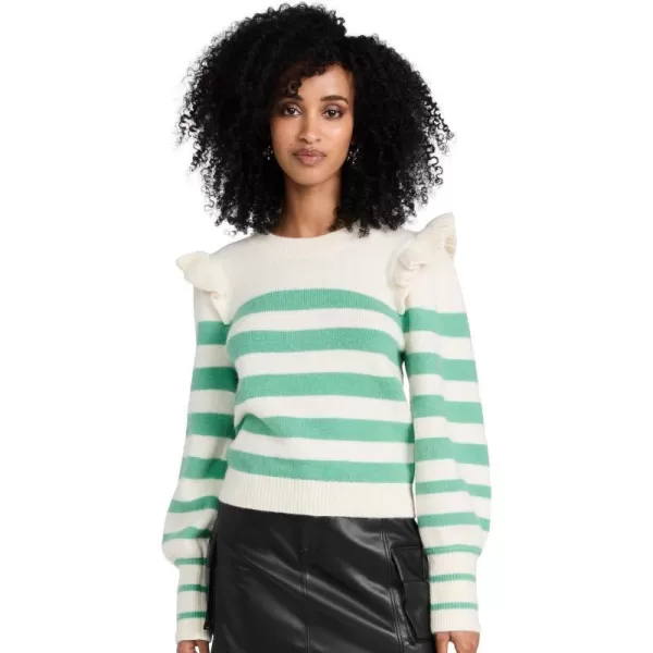 Womens Camryn Alpaca SweaterCreme Green Breton