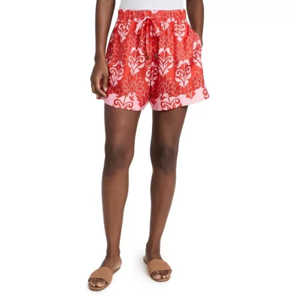 Womens Coppins ShortsMosaic Sunset Pink