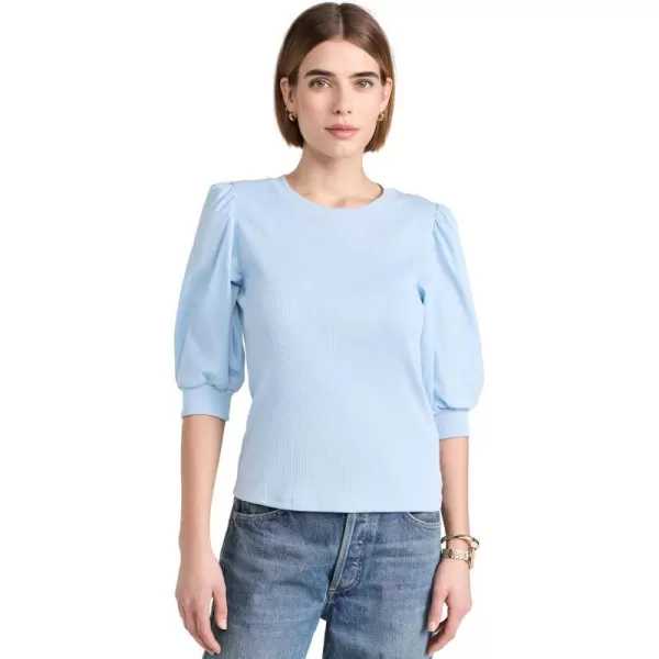 Womens Crew Neck Coralee TopLake Blue