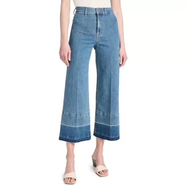 Womens Grant Wide Leg Crop JeansGlobetrotter Moon