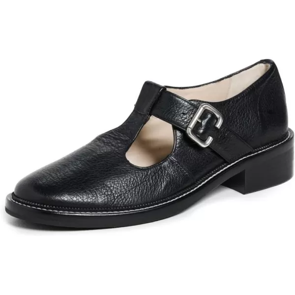 Womens Helen TStrap LoafersBlack