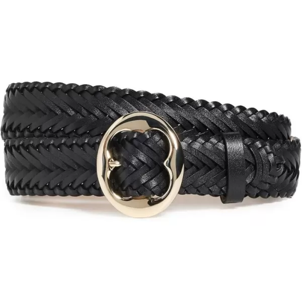 Womens Kizzy Braid BeltBlack Gold