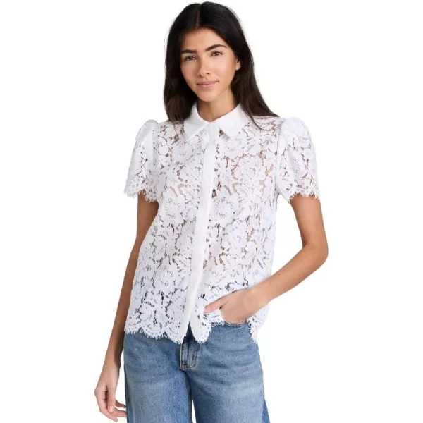 Womens Murphy Lace ShirtWhite