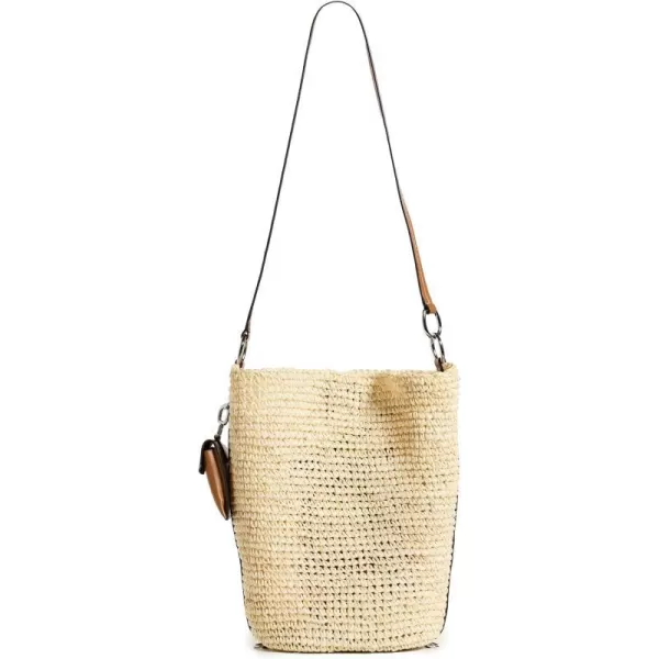 Womens Raffia Spring Bucket BagIvory