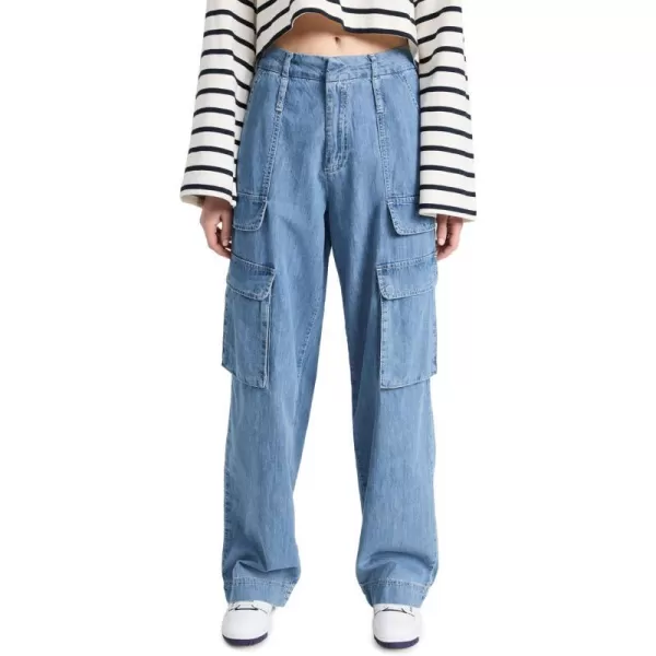 Womens Relaxed Straight Cargo JeansRhythm