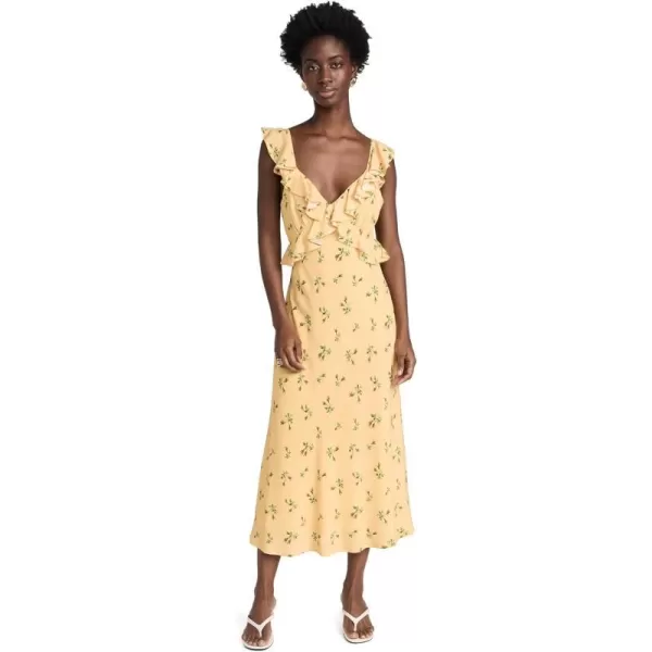 Womens Rosemary Midi DressButtercup Rosebud