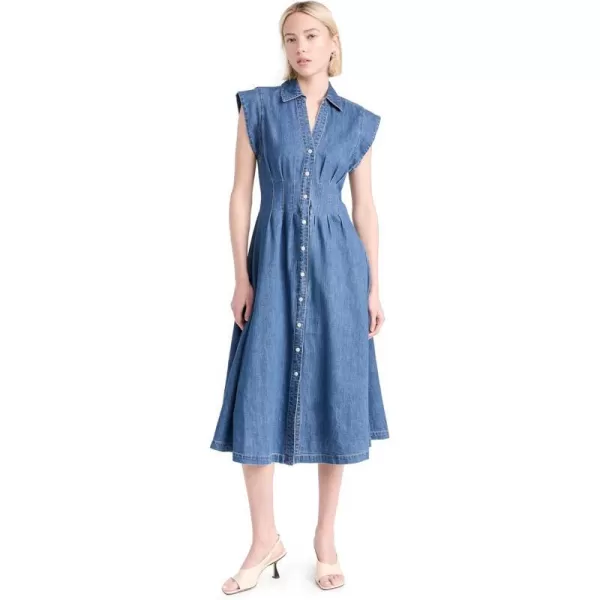 Womens Ruben Midi DressCornflower