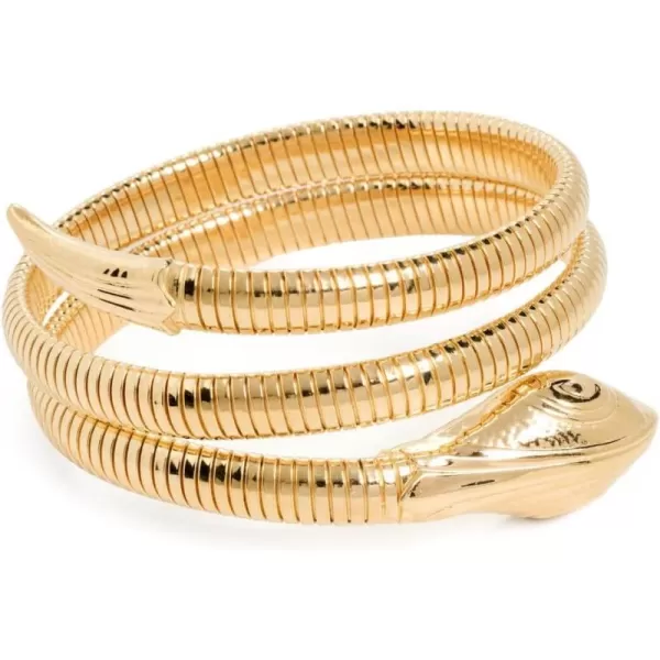 Womens Serpent BraceletGold