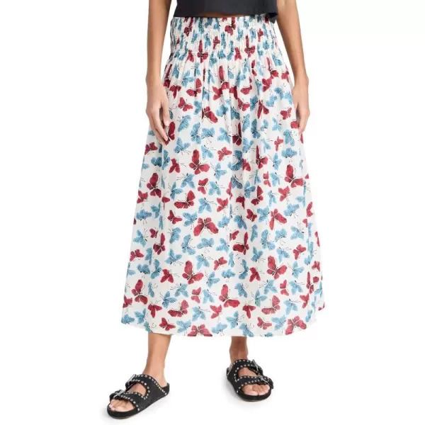 Womens The Viola SkirtButterfly Floral