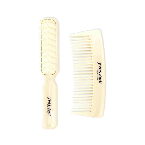 Yves Durif Womens Mini Brush amp Comb Set One SizeYves Durif Womens Mini Brush amp Comb Set One Size