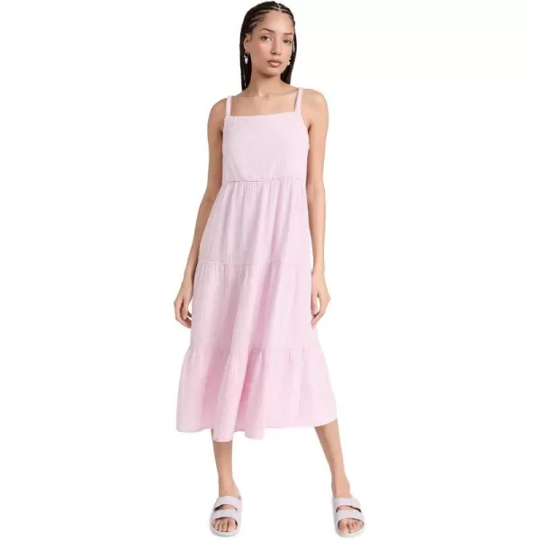 Z SUPPLY Womens Analise Midi DressBleached Mauve