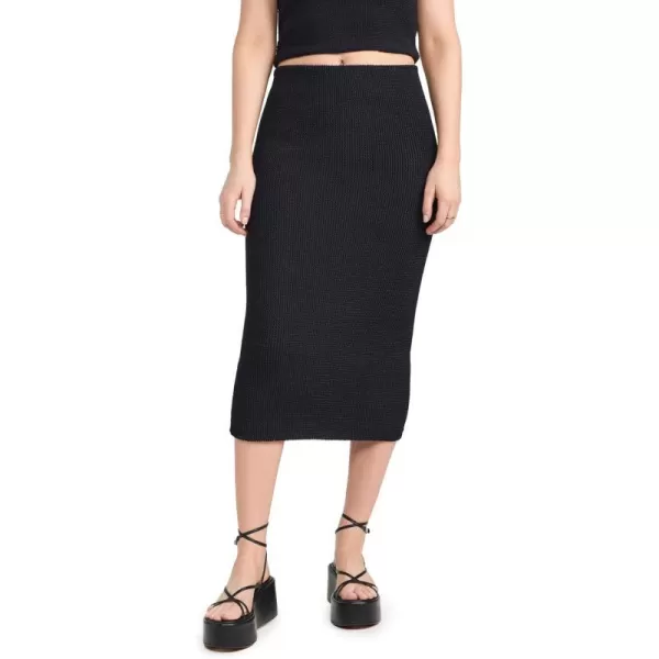 Z SUPPLY Womens Aveen Midi SkirtBlack