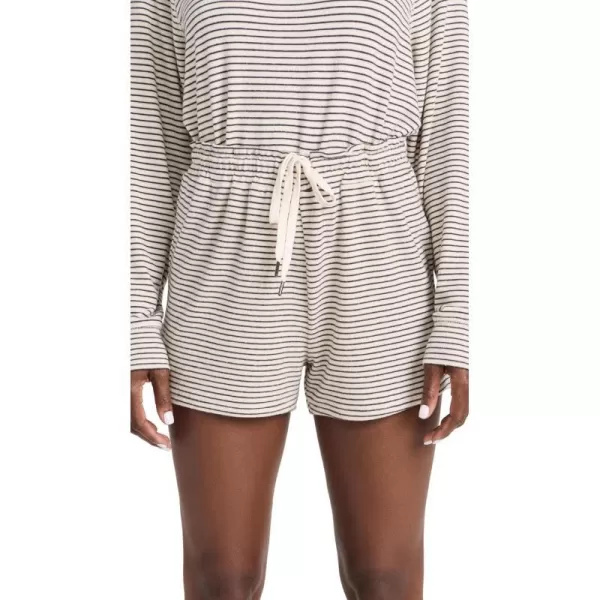 Z SUPPLY Womens Downtime Stripe ShortsNatural