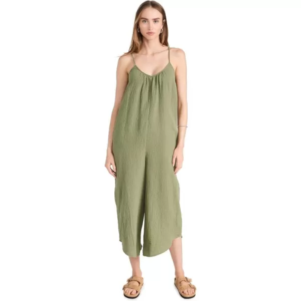 Z SUPPLY Womens Gauze JumpsuitOlive Branch