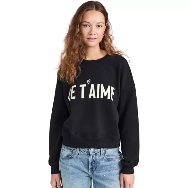 Z SUPPLY Womens Je Taime SweaterBlack