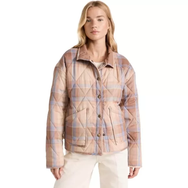 Z SUPPLY Womens Maya Plaid JacketBirch