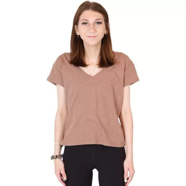 Z SUPPLY Womens Modern V Neck TeeMilk Shake