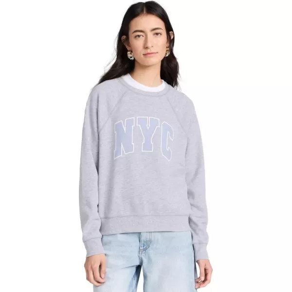 Z SUPPLY Womens NYC Vintage SweatshirtHeather Grey