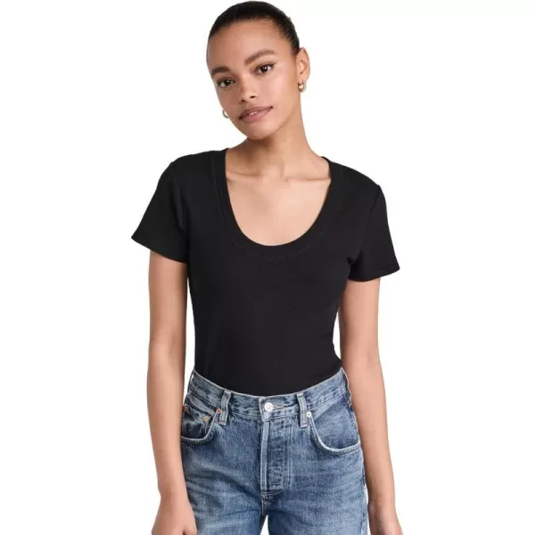 Z SUPPLY Womens Sirena Short Sleeve TeeBlack