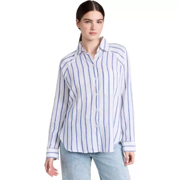 Z SUPPLY Womens The Perfect Line Button DownPalace Blue