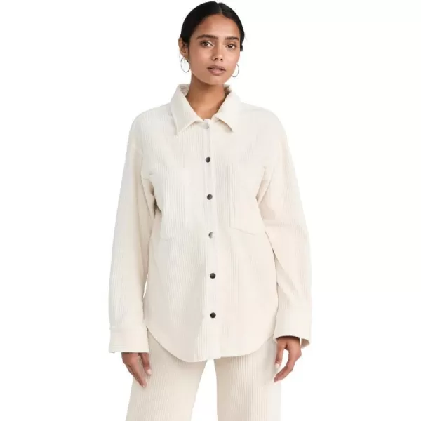 Z SUPPLY Womens Union JacketAdobe White