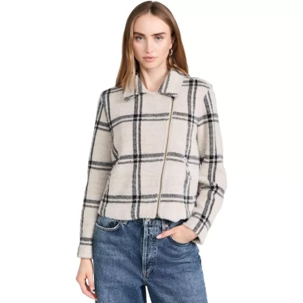 Z SUPPLY Womens Wakefield Plaid JacketOffwhite