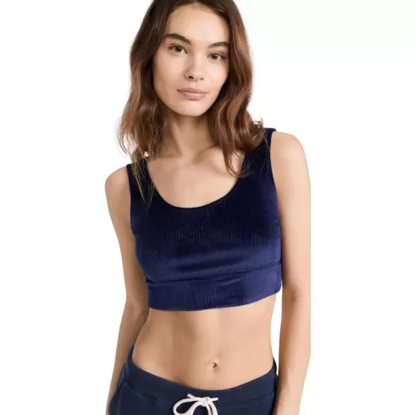 Z SUPPLY Womens Zoe Velour TankDeep Blue