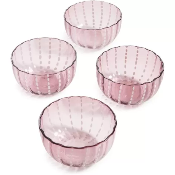 Zafferano Perle Small Bowl Set of 4 Amethyst Purple One SizeAmethyst