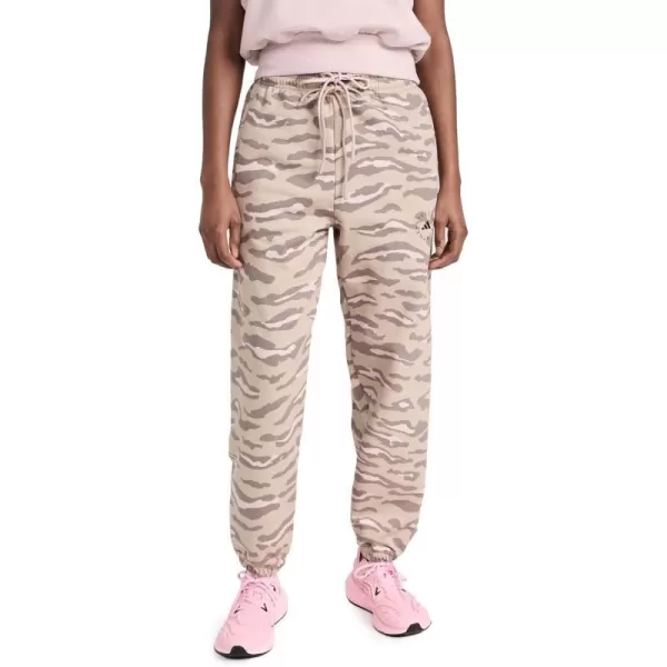 adidas by Stella McCartney Womens Printed SweatpantsTrace KhakiNew Rose