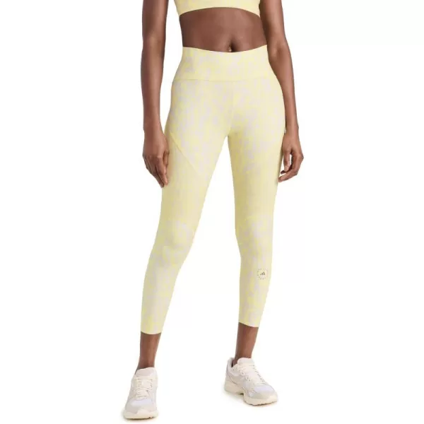 adidas by Stella McCartney Womens TruePurpose Optime Training 78 LeggingsBlush YellowChalk Pearl