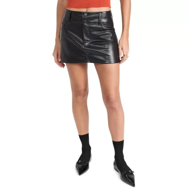 alice  olivia Womens Laika Vegan MiniskirtBlack