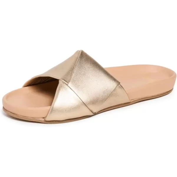 beek Womens Tori SlidesGoldBeach