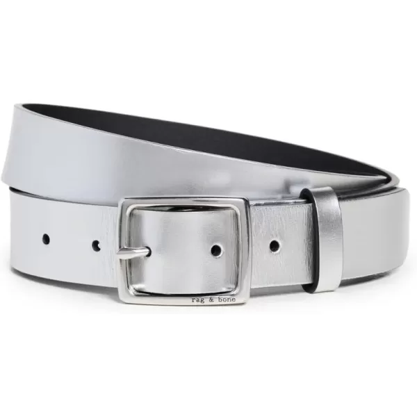 rag  bone Womens Boyfriend BeltSlvr