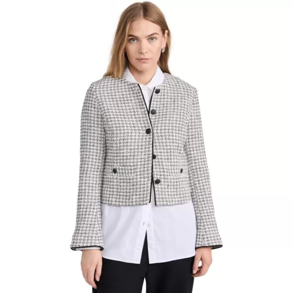 rag  bone Womens Carmen JacketBlackWhite