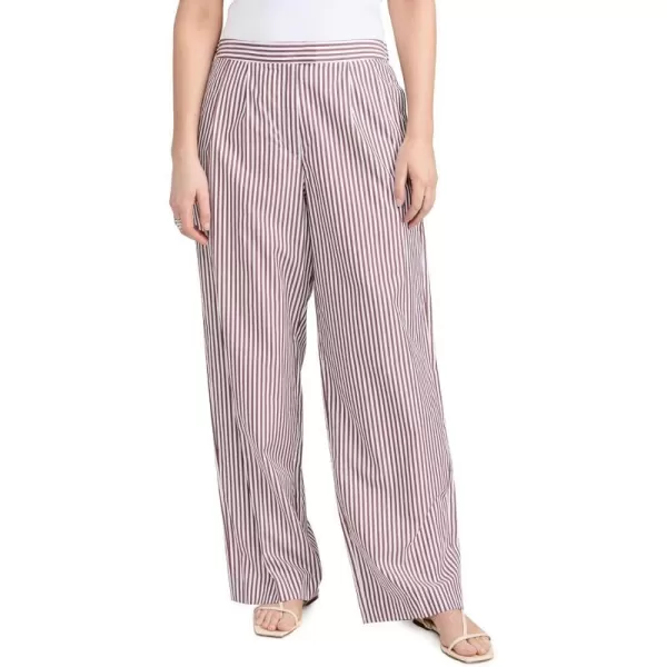 rag  bone Womens Lacey Stripe Poplin PantsThnbrwnstp