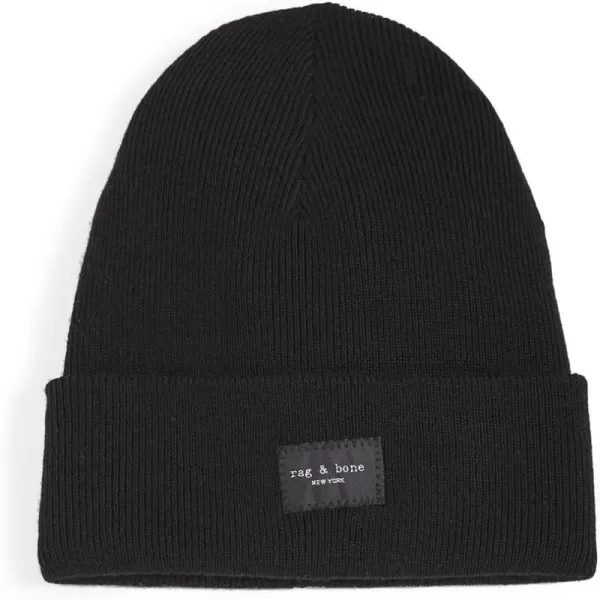 rag amp bone Mens Addison BeanieBlack