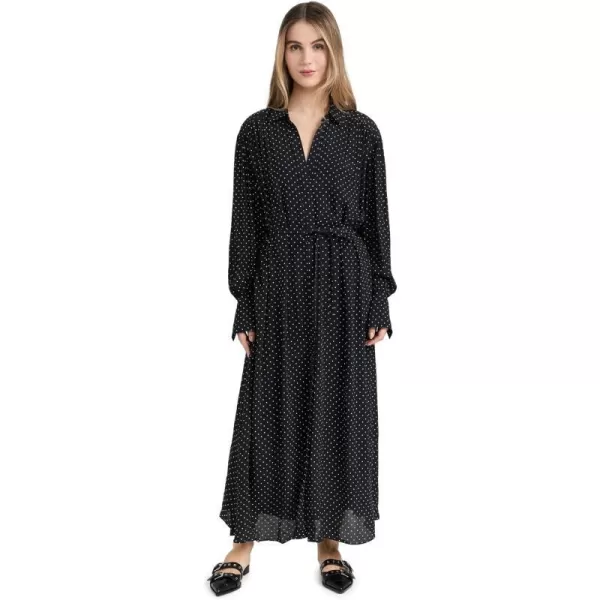 rag amp bone Womens Blair Printed Maxi DressPolka Dot