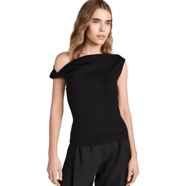 rag amp bone Womens Irina One Shoulder TopBlack