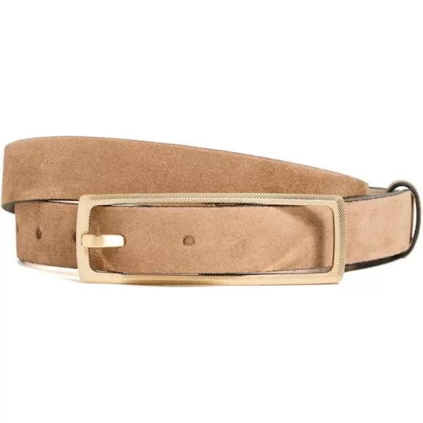 rag amp bone Womens Small Rebound Texture BeltCamel Suede