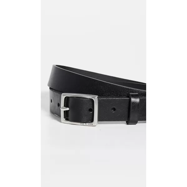 rag  bone Womens Baby Boyfriend BeltBlack